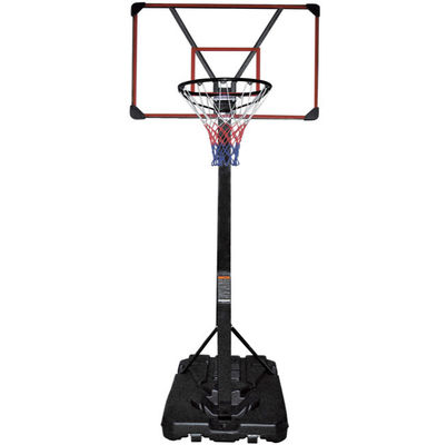 Podstawa PE Regulowany system koszykówki Outdoor 36,5 kg PC Backboard